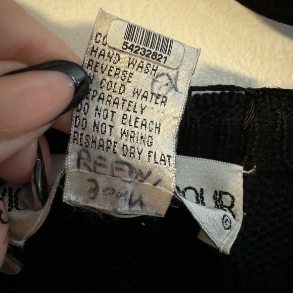 VTG Victoria Harbour Animal Jungle African Black Gold Giraffe Safari Sweater - Picture 2 of 16